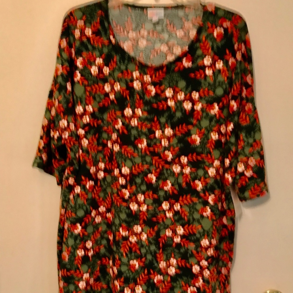 NWT LaluRoe Floral Blouse 2XL